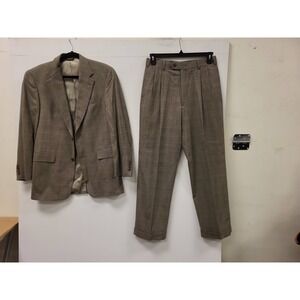 Austin Reed London Dillard's Suit England Plaid Blazer Pants Menswear Size